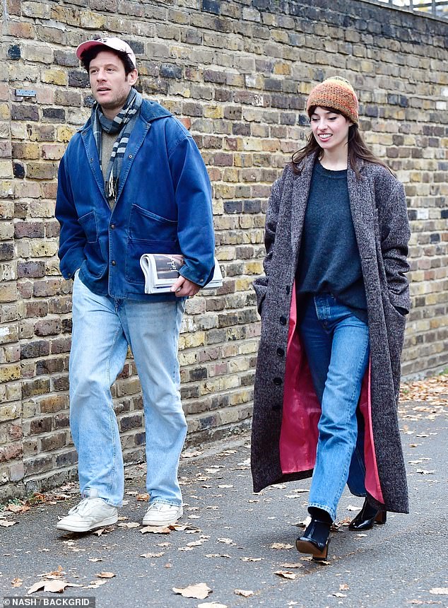 Testerday the loved-up pair enjoyed a carefree stroll near his north London home