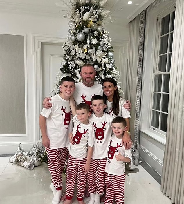 Instead, that duty will fall to the couple's youngest sons, Kit, 8, and young Cass. And the reason her elder sons Kai, 15, and 11-year-old Klay won't make it? They don't want to miss football