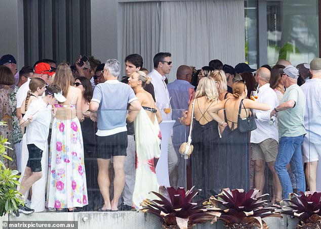 The balcony seemed like the place to be, with most of the guests spending their time there