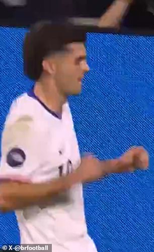 Christian Pulisic je napravio slavlje nakon što je zabio protiv Jamajke