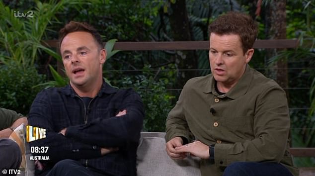 Ant McPartlin has revealed he was 'moved to tears' after watching I'm A Celebrity star Barry McGuigan emotionally discussing his grief following his daughter's death