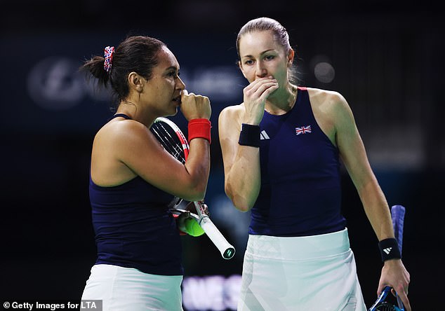 Heather Watson i Olivia Nicholls bile su nadigrane u igri parova dok je Slovačka napredovala