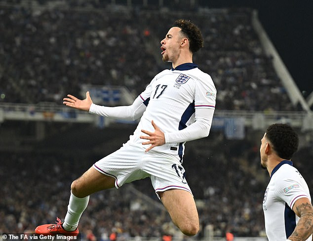 Jones je zabio u svom debiju za seniorsku reprezentaciju Engleske prošlog tjedna u pobjedi protiv Grčke 3-0 u Ligi nacija