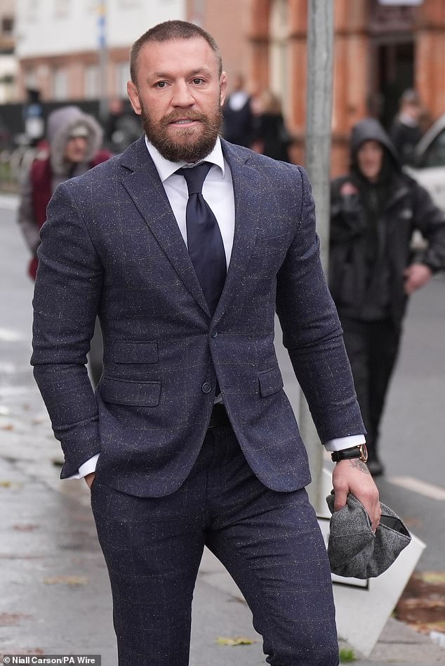 McGregor outside the High Court in Dublin, during his trial