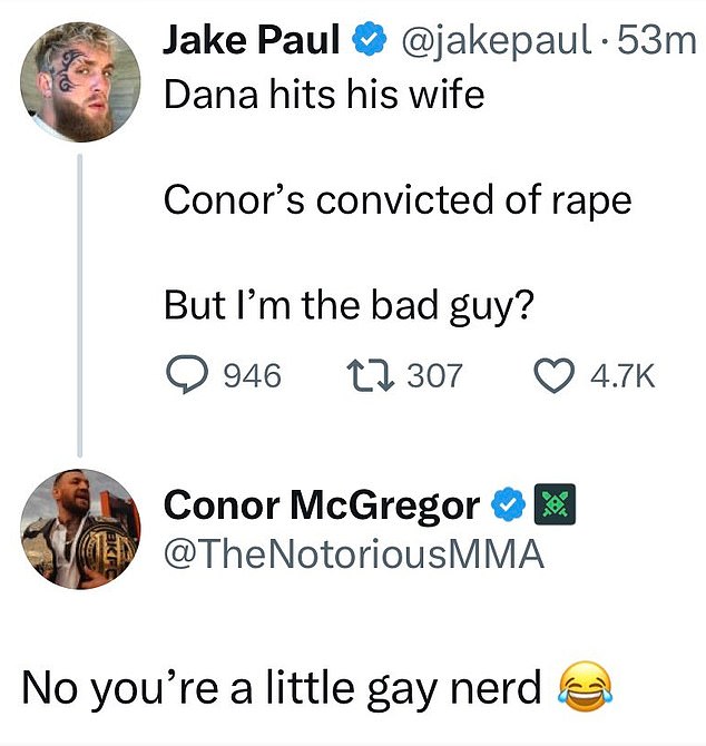 Conor McGregor uzvratio je Jakeu Paulu zbog presude Ircu za seksualni napad