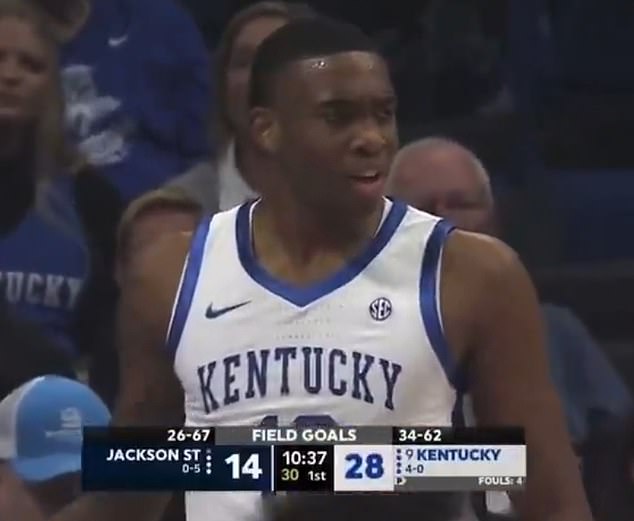 Napadač Kentuckyja Brandon Garrison ostao je zbunjen i zaustio: 'Koji kurac?'