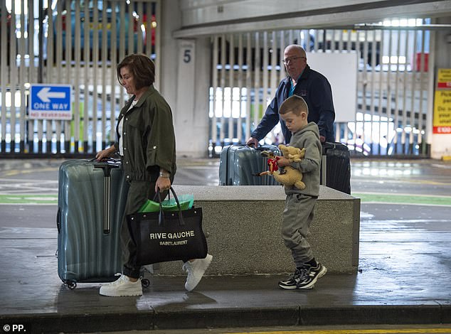 Coleen's two older boys have opted to stay home as the mum previously explained: 'They all had the option but the two older ones decided that they would stay at home to continue with school and football'