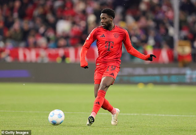 Bayern full back Alphonso Davies has been heavily linked with a switch to Real Madrid