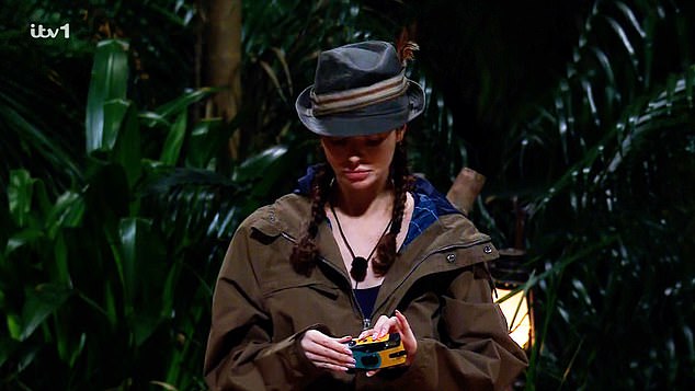 Maura Higgins was left completely baffled on I'm A Celebrity on Tuesday night as she attempted to take a group picture on a disposable camera