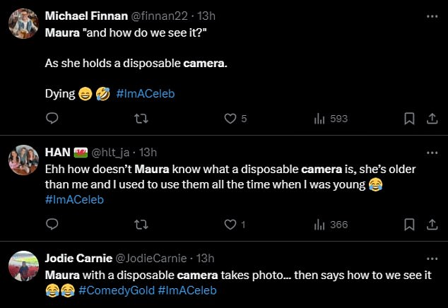 Fans rushed to X - formerly known as Twitter - to reveal they are baffled that the reality star had no clue how to use the disposable camera despite being in her 30s