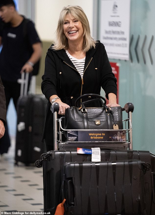 The former ITV host is making her I'm A Celebrity debut as a guest on the show's spin-off show Unpacked
