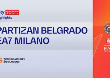 Euroliga, Partizan Beograd-Olimpia Milano 81-88: highlights