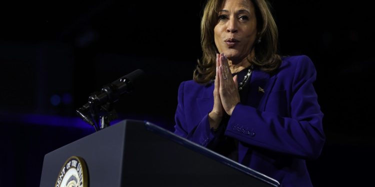 Harris razdražen za ‘salatu od riječi’ nakon što ga je heckler prekinuo tijekom govora u kampanji: ‘Blubanju nikad kraja’