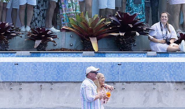 Huge celebrity rift exposed as Who’s Who of TV, sport and showbiz attend the wedding of celebrity accountant Anthony Bell and ex-cricket WAG Annika Martyn… with ONE notable exception