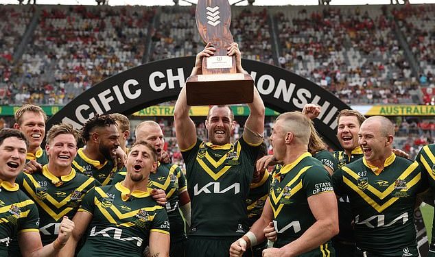 Klokani su preživjeli kasni strah u Tongi dok je Tom Dearden vodio Australiju do finala Pacific Cupa 20-14.