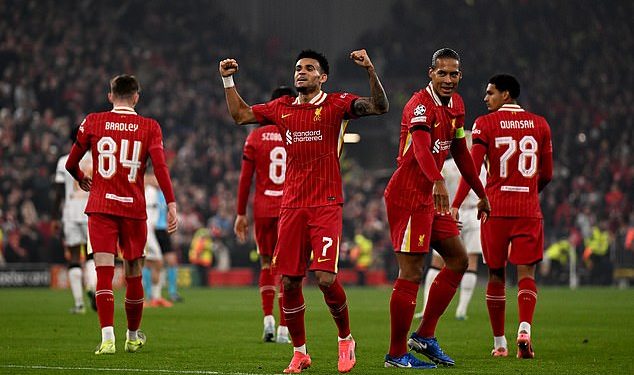 Liverpool 4-0 Bayer Leverkusen OCJENE IGRAČA: Tko brzo postaje najbolji igrač sezone za Redse? Kako je ocijenio heroja hat-tricka Luisa Diaza? A tko je ponekad bio labav u posjedu?