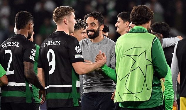 Rio Ferdinand savjetuje Rubena Amorima da odvede Viktora Gyokeresa u Man United nakon hat-tricka Sportingove zvijezde u Ligi prvaka protiv Man Cityja