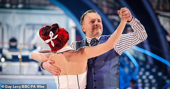 For use in UK, Ireland or Benelux countries only BBC handout photo of Chris McCausland and Dianne Buswell, during the live show of Saturday's Strictly Come Dancing show on BBC1. Picture date: Saturday November 30, 2024. PA Photo. See PA story SHOWBIZ Strictly. Photo credit should read: Guy Levy/BBC/PA WireNOTE TO EDITORS: Not for use more than 21 days after issue. You may use this picture without charge only for the purpose of publicising or reporting on current BBC programming, personnel or other BBC output or activity within 21 days of issue. Any use after that time MUST be cleared through BBC Picture Publicity. Please credit the image to the BBC and any named photographer or independent programme maker, as described in the caption.