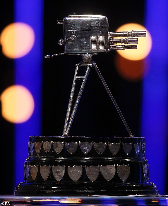 A view of the Sports Personality of the Year 2015 trophy at the SSE Arena, Belfast.