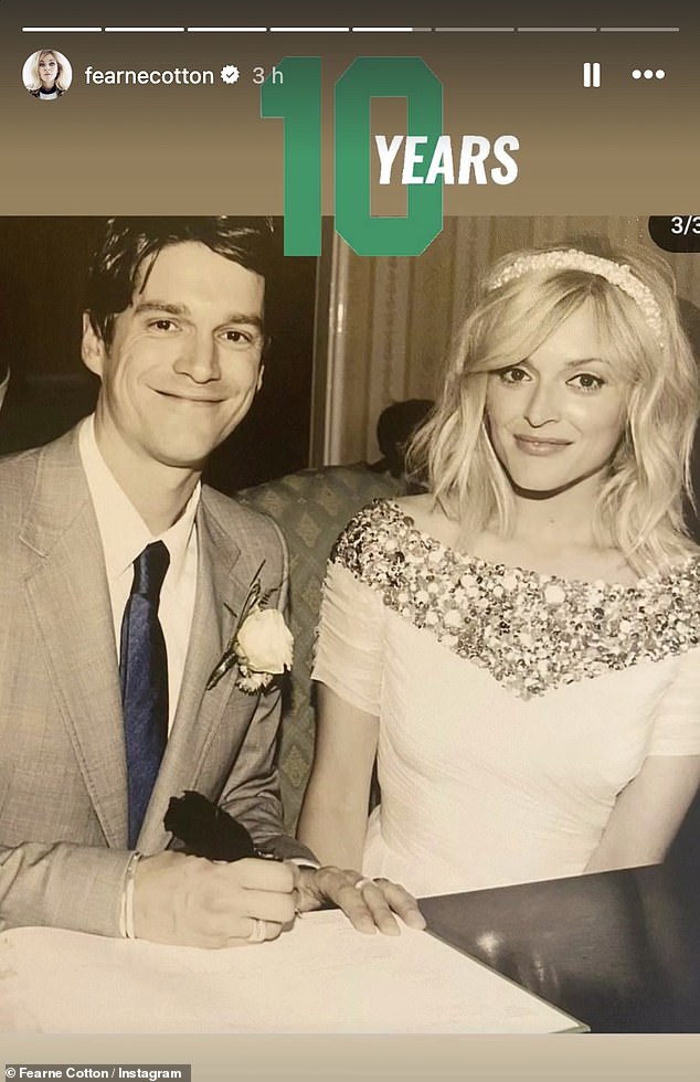 Fearne se za 48-godišnjeg glazbenika, sina Rolling Stonesa Ronnieja Wooda, vjenčala 2014.
