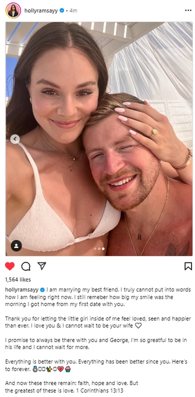 Holly i Adam objavili su svoje zaruke u rujnu na sunčanom odmoru