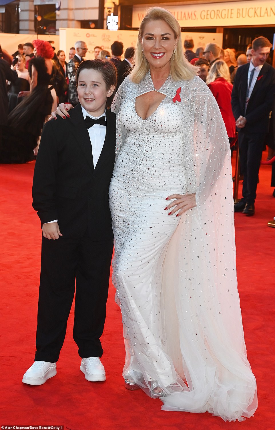 Claire had been single following her separation from ex-Daniel Reilly, with whom she shares son Jaxon (seen together at the premiere)