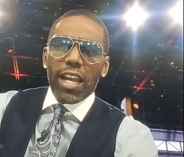 Randy Moss nosi sunčane naočale na NFL Countdownu zbog 'unutarnjeg' zdravstvenog problema