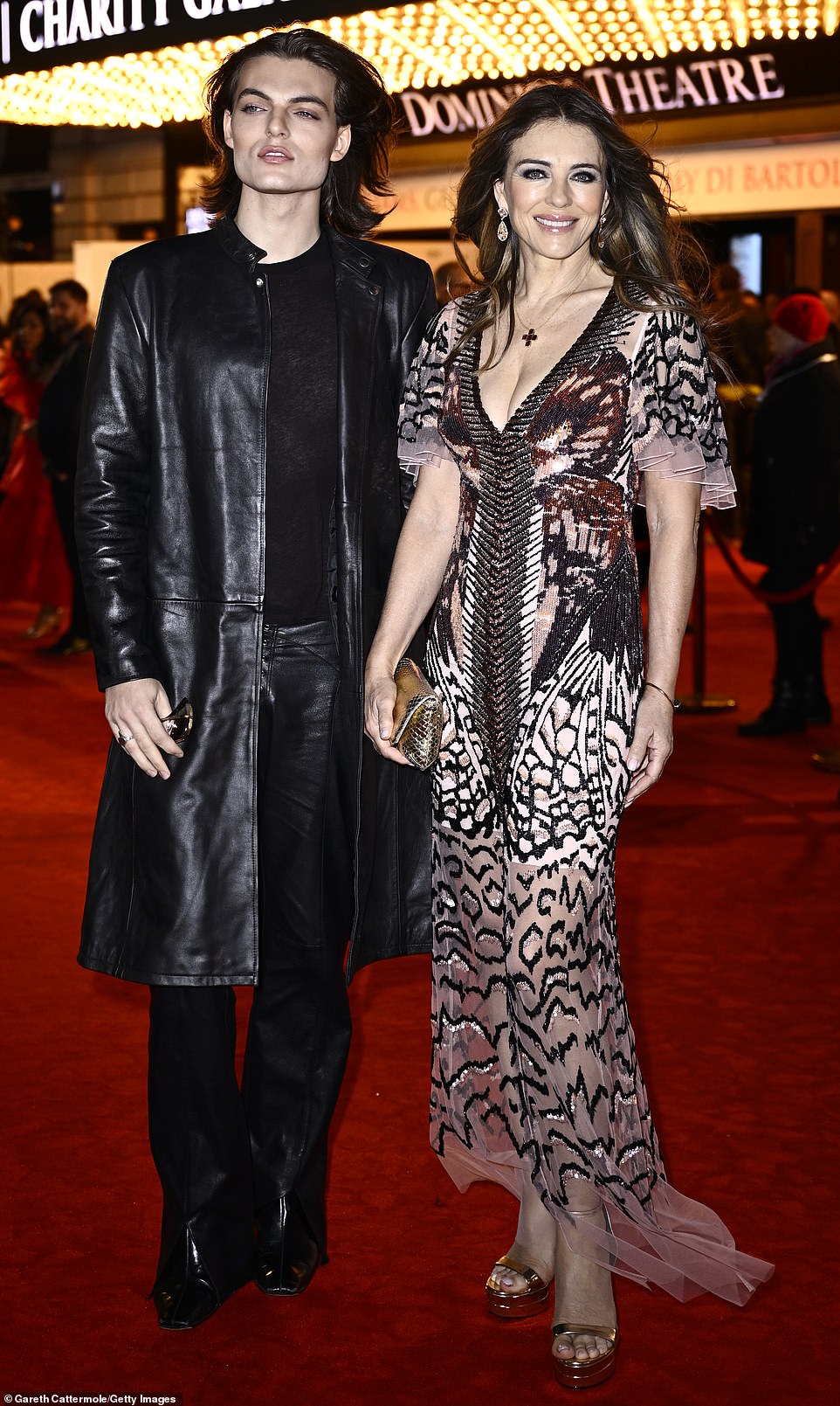 Damian looked the spitting image of his famous mother