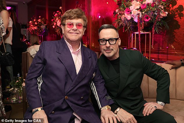 Emotional David, who wed the Rocket Man singer in 2014, admits: 'That really upset me, because in my mind I sort of think Elton is going to live for ever – we all think that – and Elton is so vibrant'