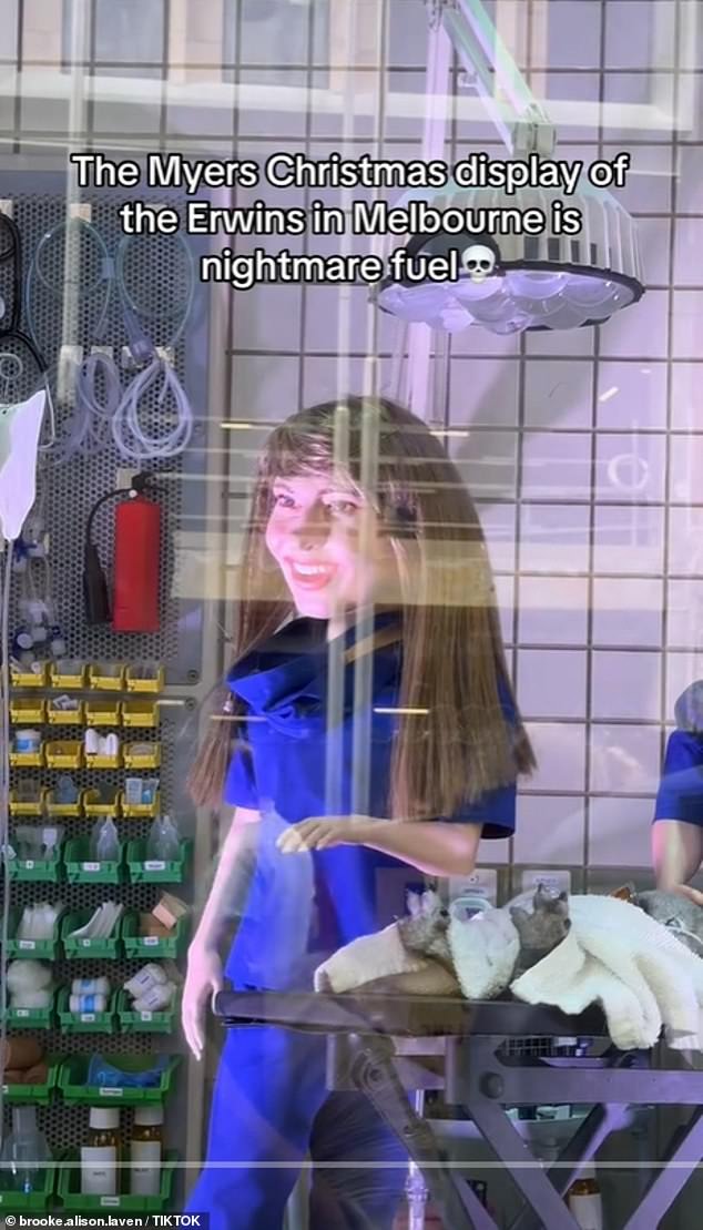 Korisnik TikToka @brooke.alison.laven prenio je nekoliko trenutaka na prozorima, snimajući zastrašujuće figure Irwina