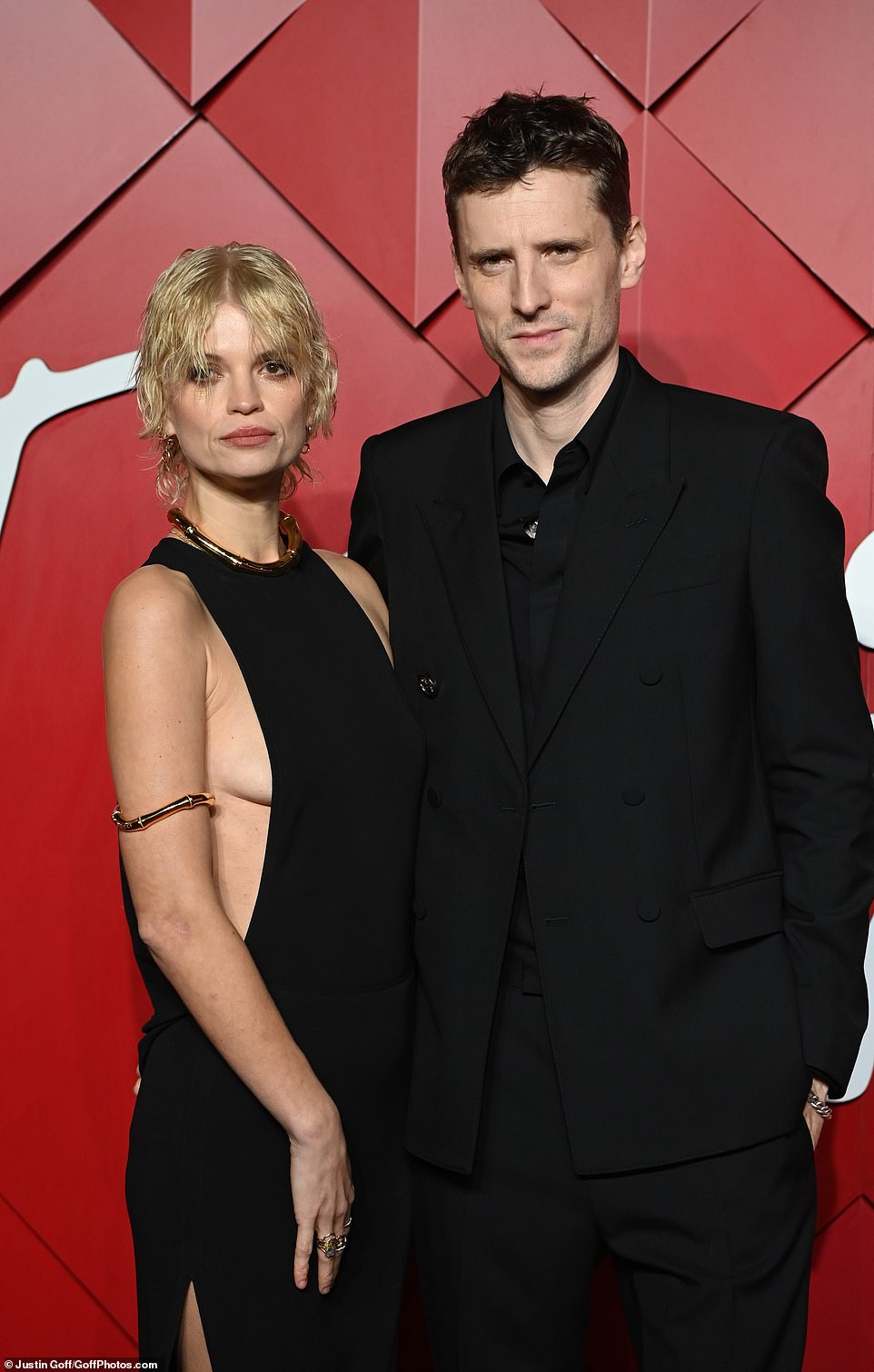 The model, 34, was joined by her husband George Barnett