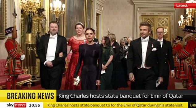 Victoria je na događaju izgledala zapanjujuće u lijepoj crnoj haljini bez sumnje vlastitog modnog brenda