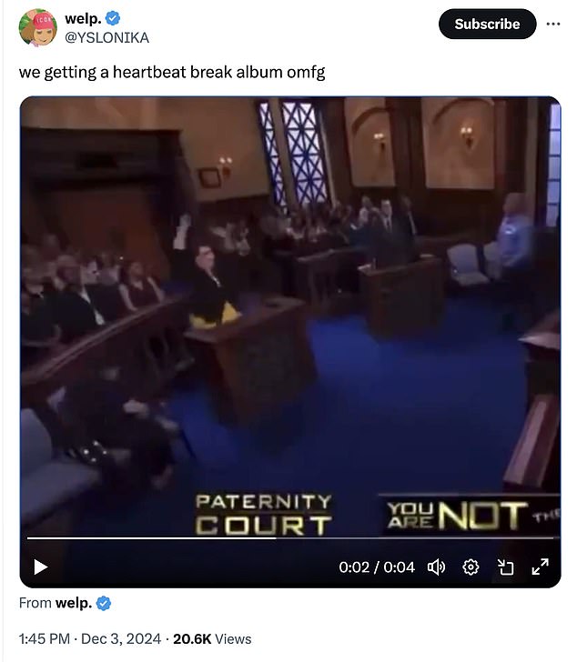 Neki od Sabrininih obožavatelja reagirali su na izvještaj o prekidu kroz prizmu njezine glazbe