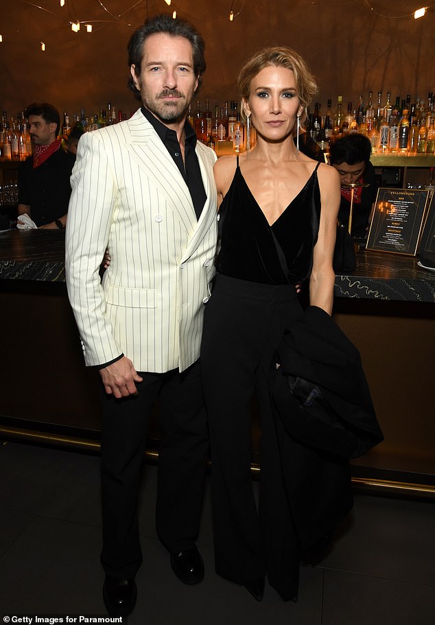 Landon s kostarom Bohenom na premijeri sezone 5B serije Yellowstone u New Yorku