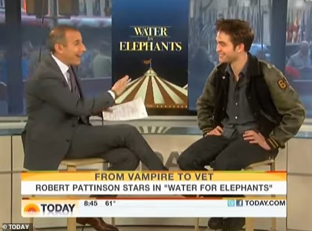 Pattinson je promovirao svoj romantični komad s temom cirkusa Water for Elephants
