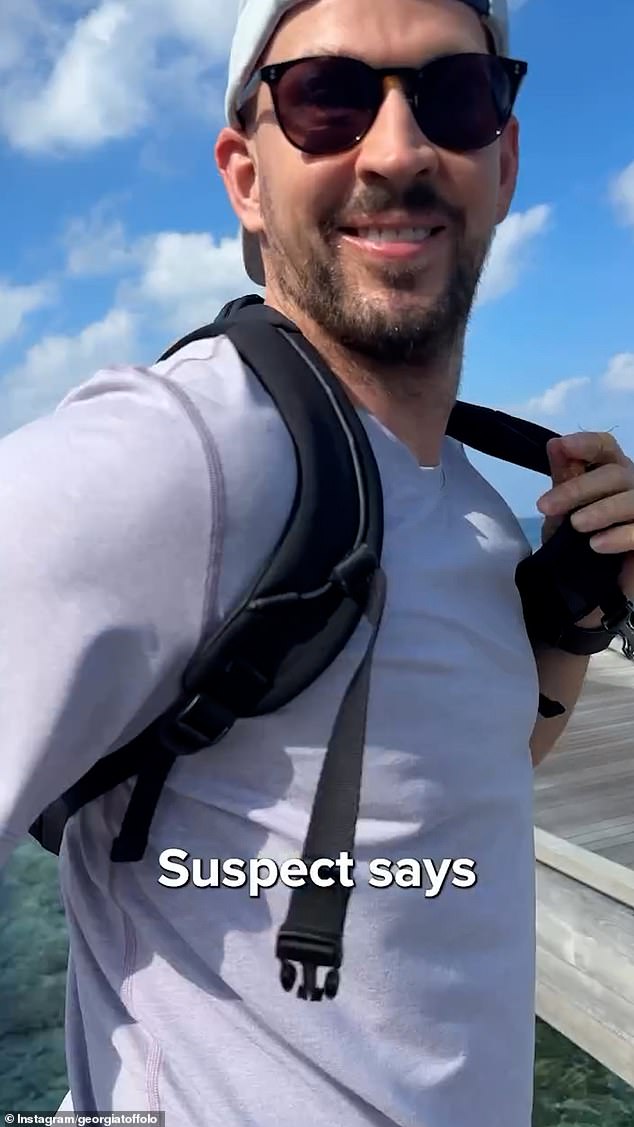 Georgia je ipak pripremila vlastite uvrede, šaleći se: 'Osumnjičenik boji bradu u crno svakog petka navečer kako bi prikrio sijede'