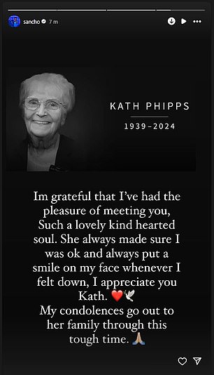 Unitedov posuđenik Jadon Sancho objavio je iskrenu počast