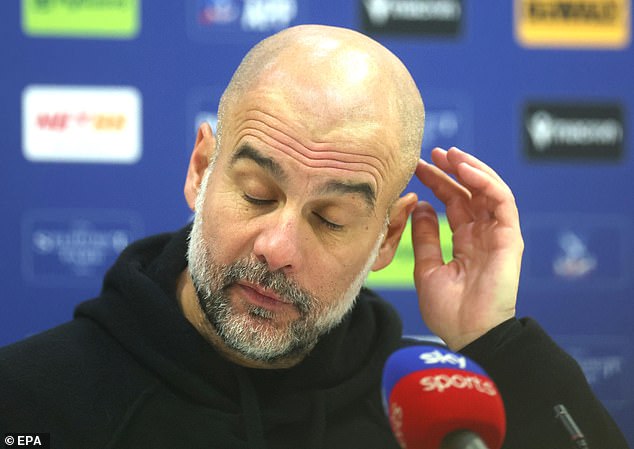 Man City je izgubio bodove u pet od posljednjih šest utakmica Premier lige, izgubivši četiri od njih