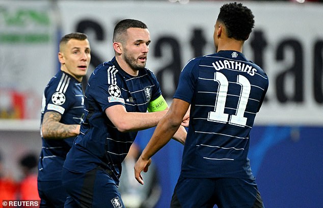 Na početku utakmice John McGinn je izveo goste na pravi način golom u samo tri minute.