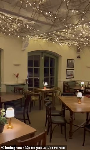 Također je pokazala zadivljujuće pravo drvce s bajkovitim svjetlima i izborom ukrasa