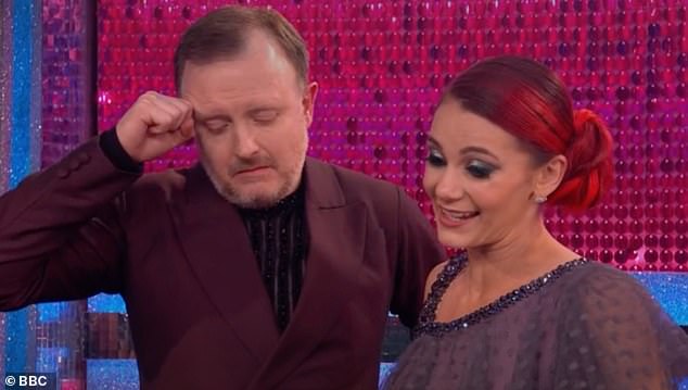 Dianne je o stripu na slijepo rekla: 'Nikada nije mogao vidjeti svoje konkurente, ali je tako dobro vidio ovo natjecanje jer je uhvatio duh showa'