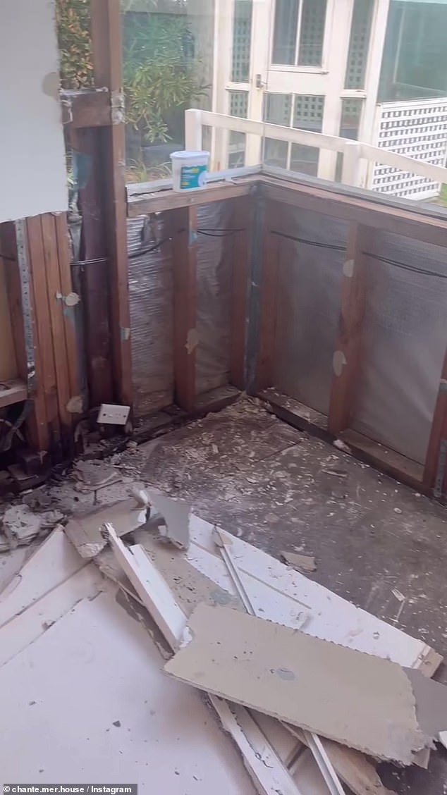 Objavila je video iza kulisa koji pokazuje kako su do golih kostiju ogolili oronulo imanje i otkrila šokantna otkrića koja su pronašli - od termita do plijesni