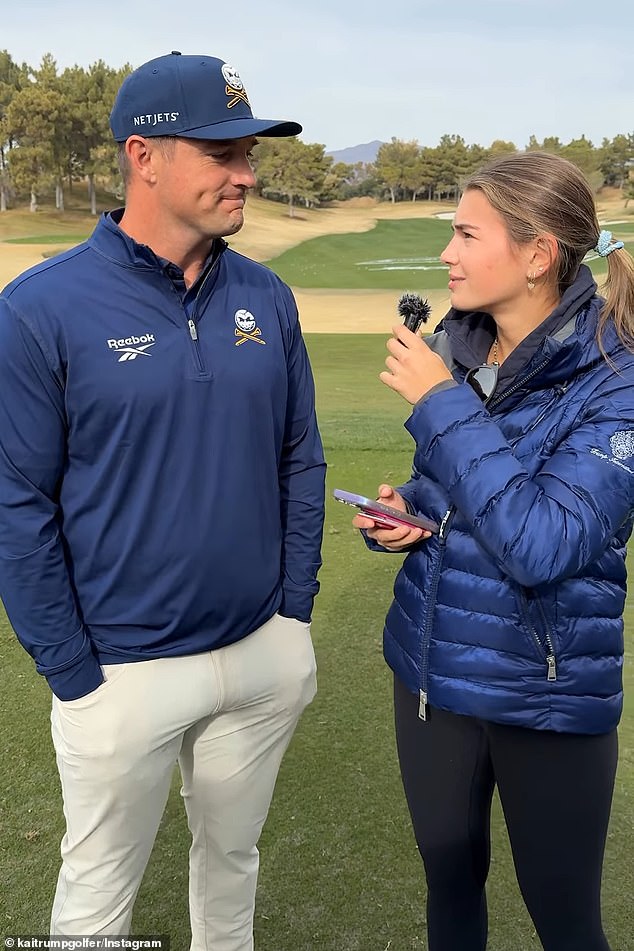 Bryson DeChambeau rekao je Kaiju Trumpu da se oslanja na partnera Brooksa Koepku za pobjedu u utorak