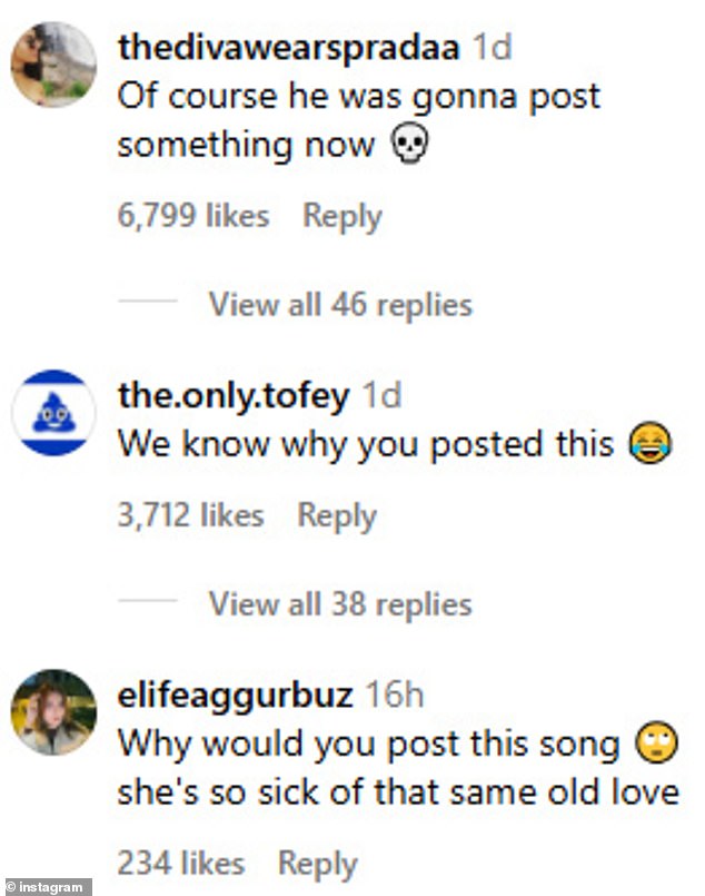 U ponedjeljak je Justin prenio nježnu fotografiju sa suprugom Hailey Bieber i dodao pjesmu Lizzy McAlpine All My Ghosts iz 2022., što je izazvalo bijes obožavatelja