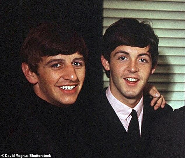Stari prijatelji i kolege iz benda Ringo i Paul prikazani su 1963