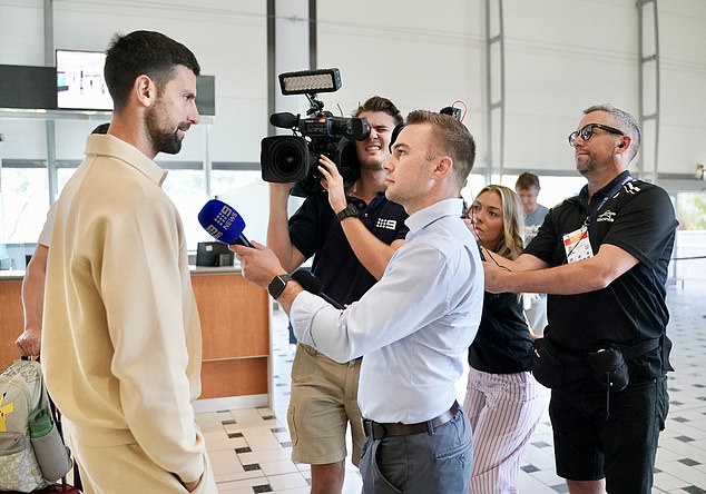 Đoković je također odgovorio na pitanja medija uoči svog željno iščekivanog povratka u Brisbane International