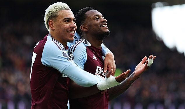 Aston Villa 2-1 Man City: Jhon Duran i Morgan Rogers na meti Villansa dok momčad Pepa Guardiole gubi šesti ligaški poraz ove sezone