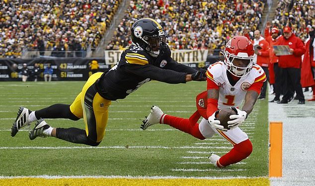 Chiefs rookie Xavier Worthy označen zbog ‘nasilne geste’ tijekom proslave touchdowna protiv Steelersa