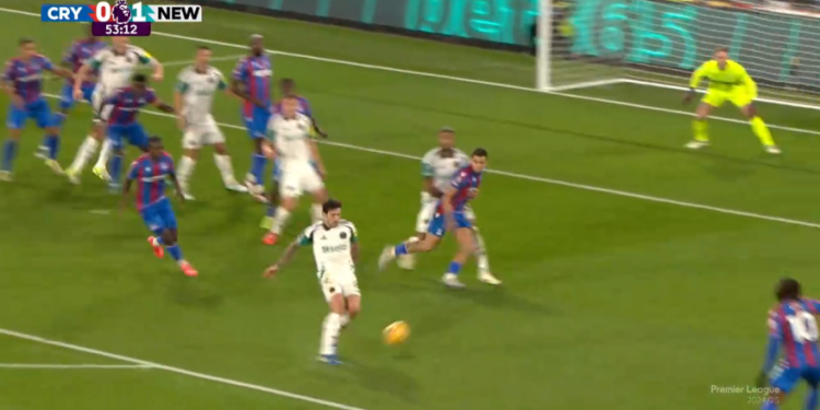 Crystal Palace-Newcastle 1-1: gol e highlights