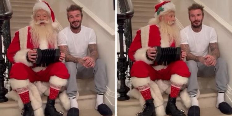 David Beckham i Djed Mraz pjevaju “Jingle Bells”: pogledajte izvedbu